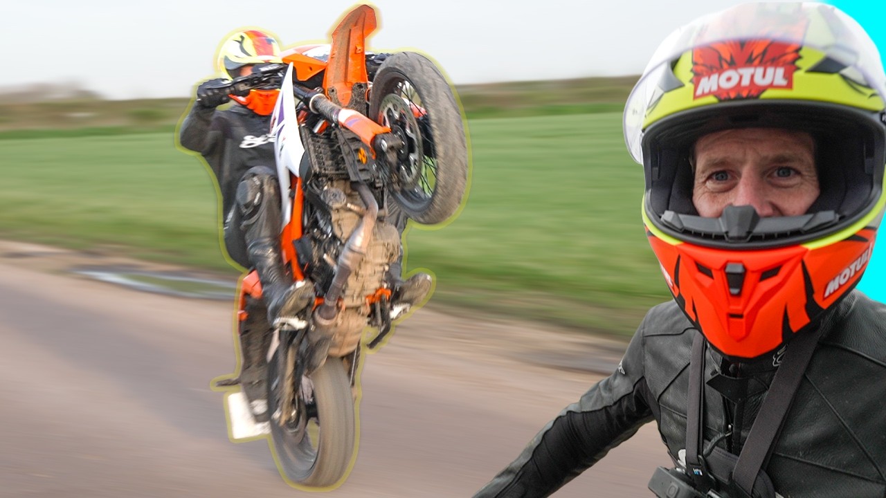 СТОЛЬКО ВЕСЕЛЬЯ НЕ МОЖЕТ БЫТЬ ЗАКОННЫМ - KTM 390 SMCR SUPERMOTO!