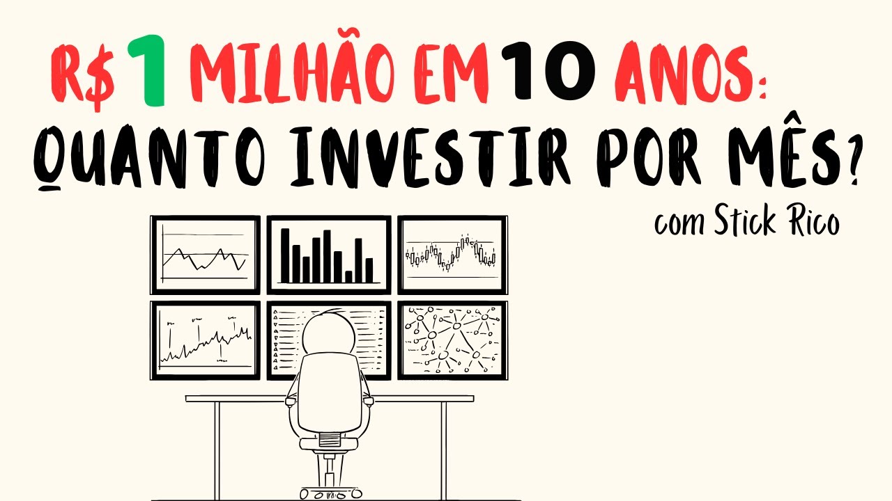 Quanto Você Precisa Investir por Mês para Ter R$ 1 MILHÃO em 10 Anos?