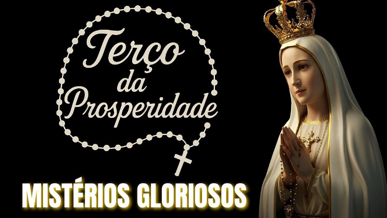 TERÇO DA PROSPERIDADE - DOMINGO / MISTÉRIOS GLORIOSOS (22/02)