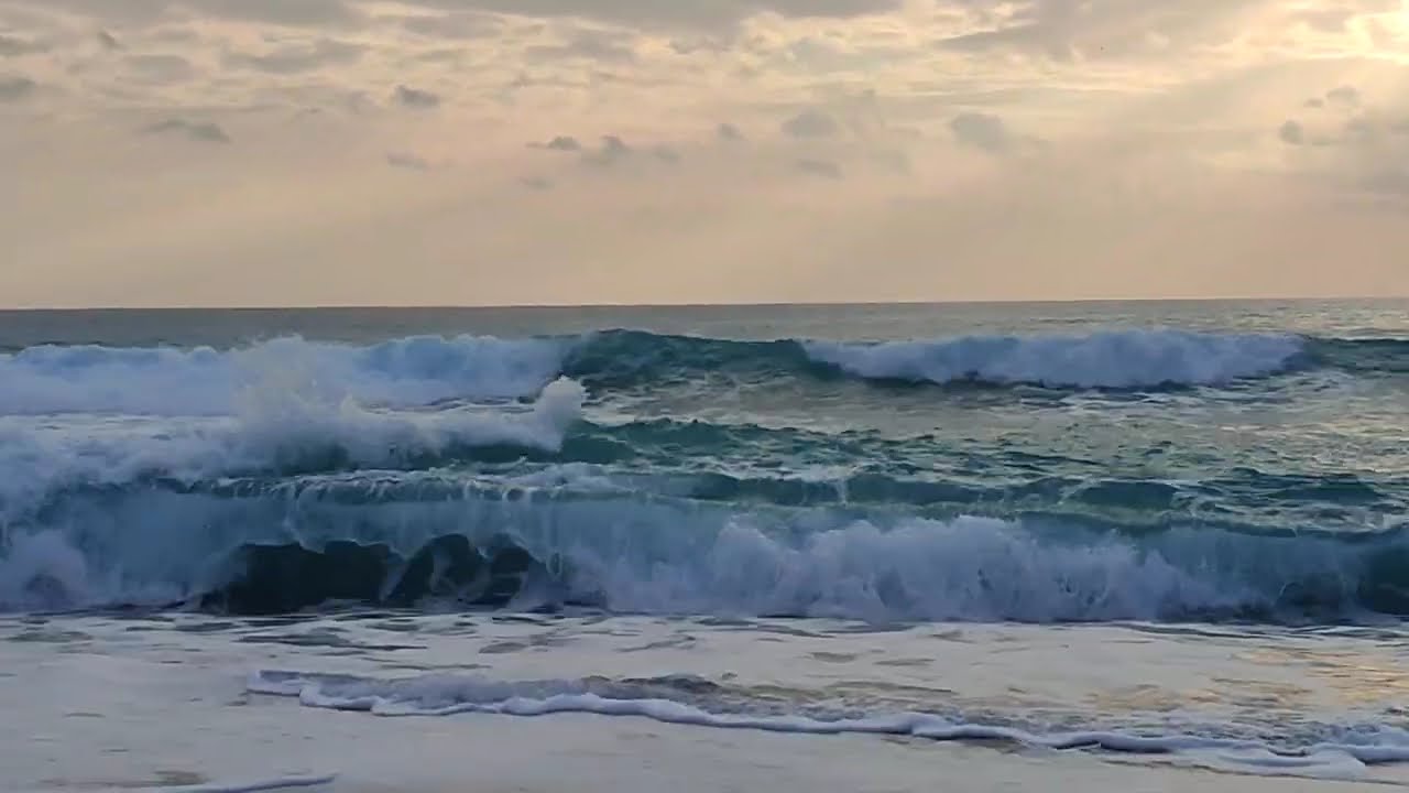 Ambitherra — Storm Sea Focus | Natural Ocean Storm Ambience (10 Minutes)