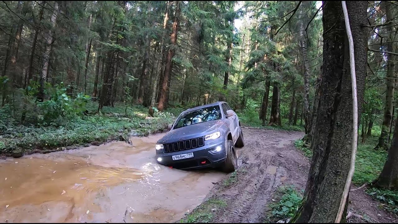 Первый выезд в грязь на Jeep Grand Cherokee 2019