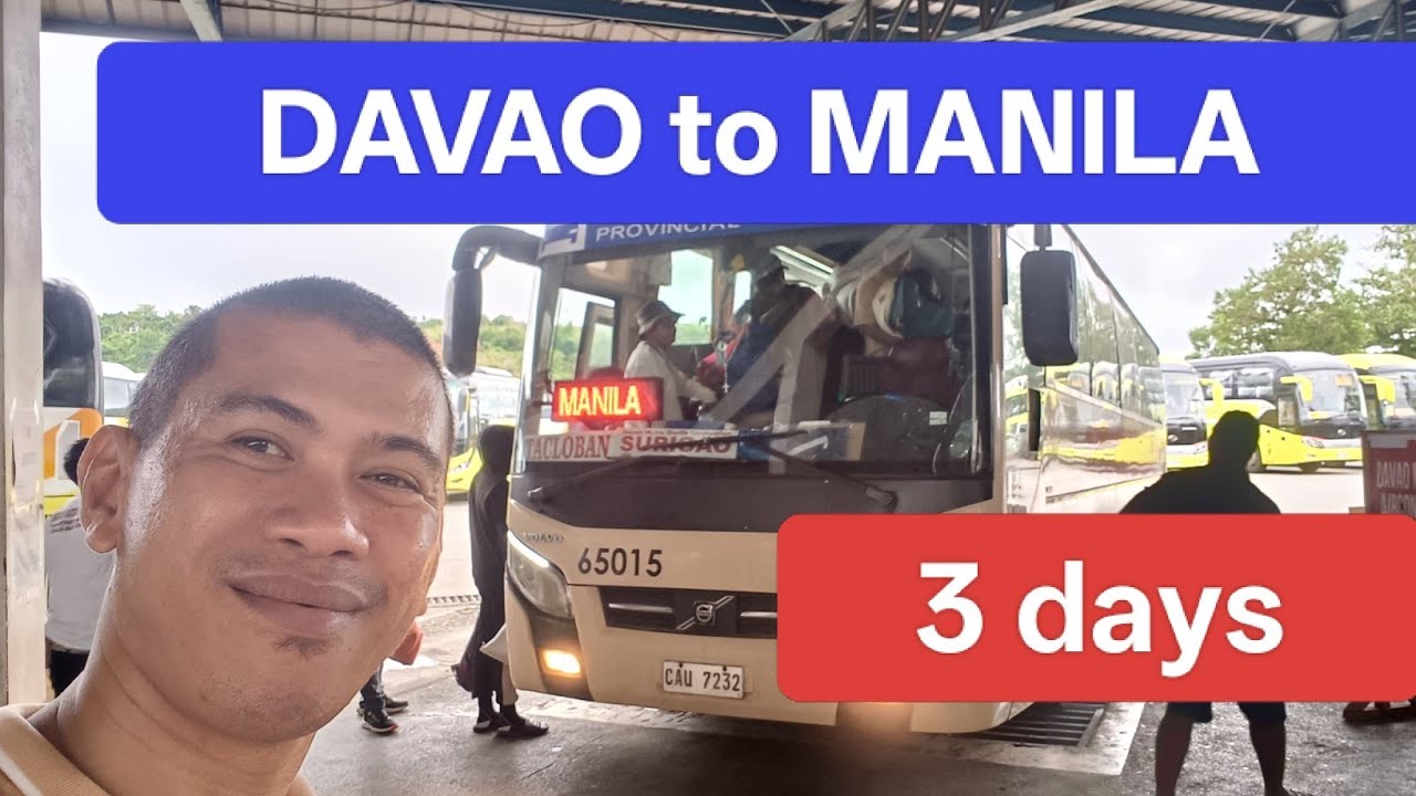 Davao to Manila via DMS/ Bakbakan ng Mindanao Buses at pagtawid sa San Juanico Bridge. #bus #dms