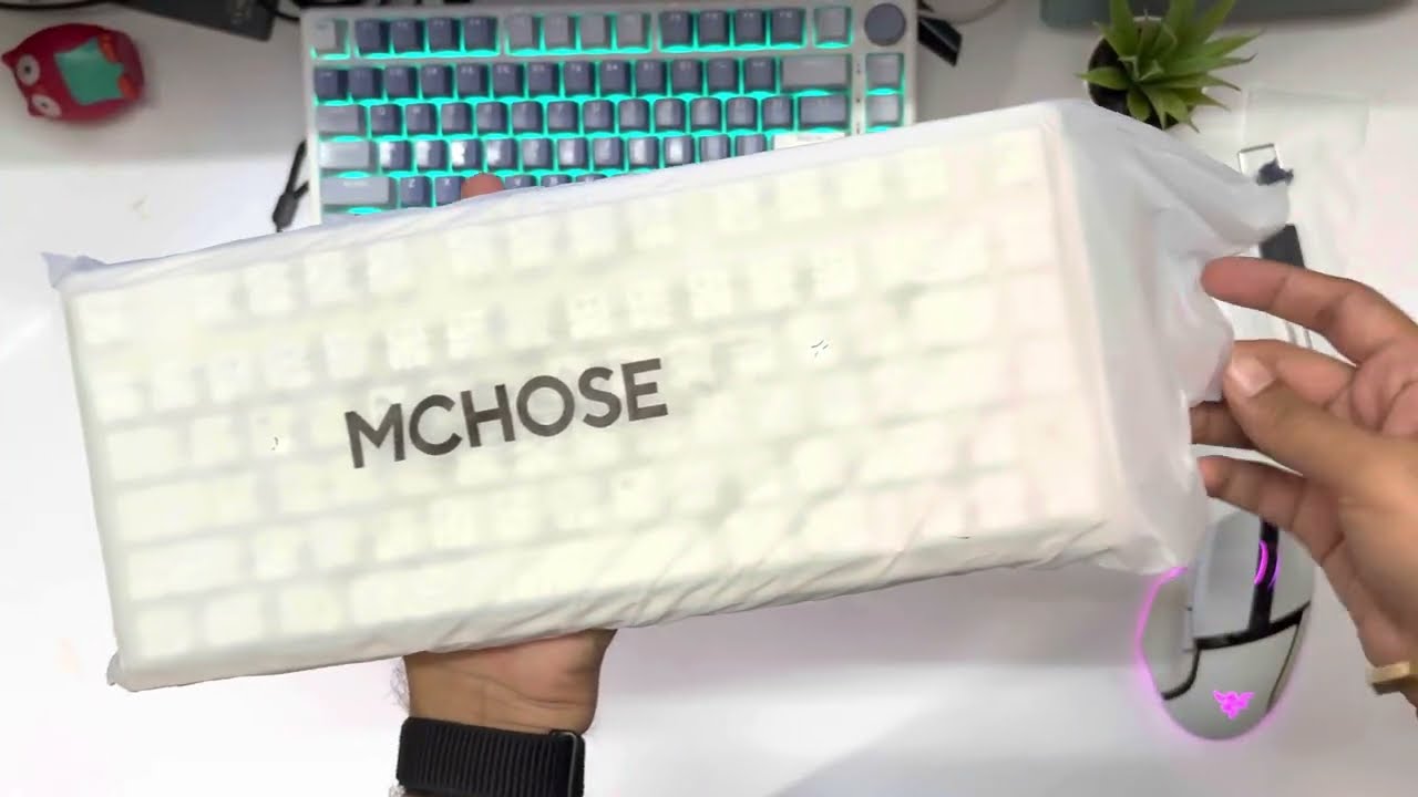 MCHOSE Jet 75 Hall Effect Magnetic Switch Gaming Keyboard Unboxing