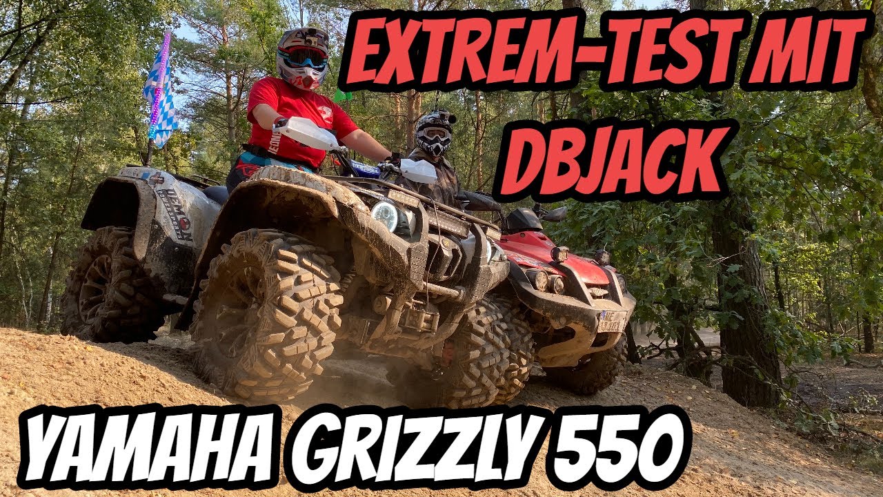 Yamaha Grizzly 550 Offroad Test 🔥 || Peckfitz mit dBJack 🤩 || Quad-Vlog #96 || TGB Blade 425
