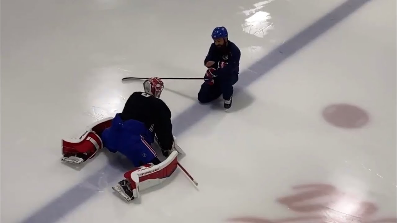 CAREY PRICE skate before first practice of the season 2021/22
