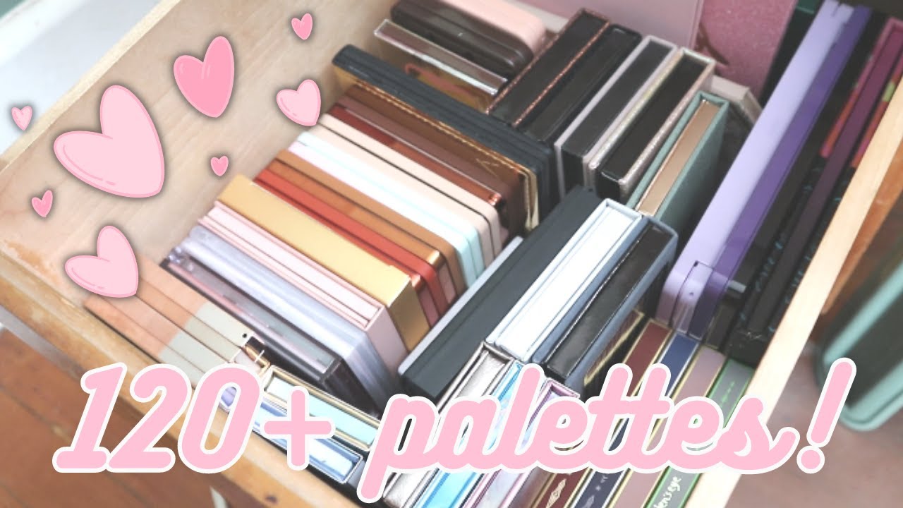 EYESHADOW PALETTE COLLECTION PART II: All My FULL SIZE Palettes! | Carly Rose