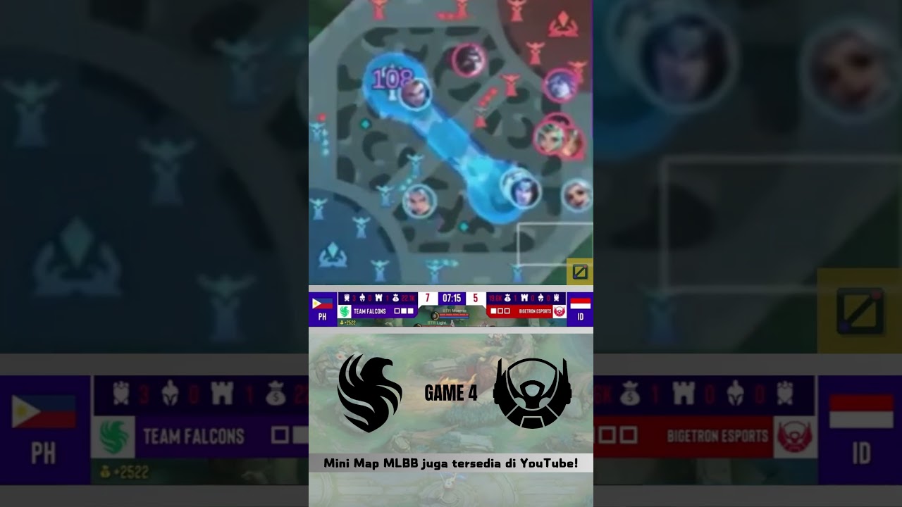 [Mini Map] FLCN PH vs BTR - Game 4 - Quarterfinals - ESL Snapdragon Pro Series: Mobile Masters 2025