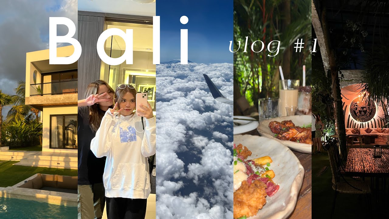 Bali Vlog #1 (traveling to Bali from Jakarta, staying in Canggu)
