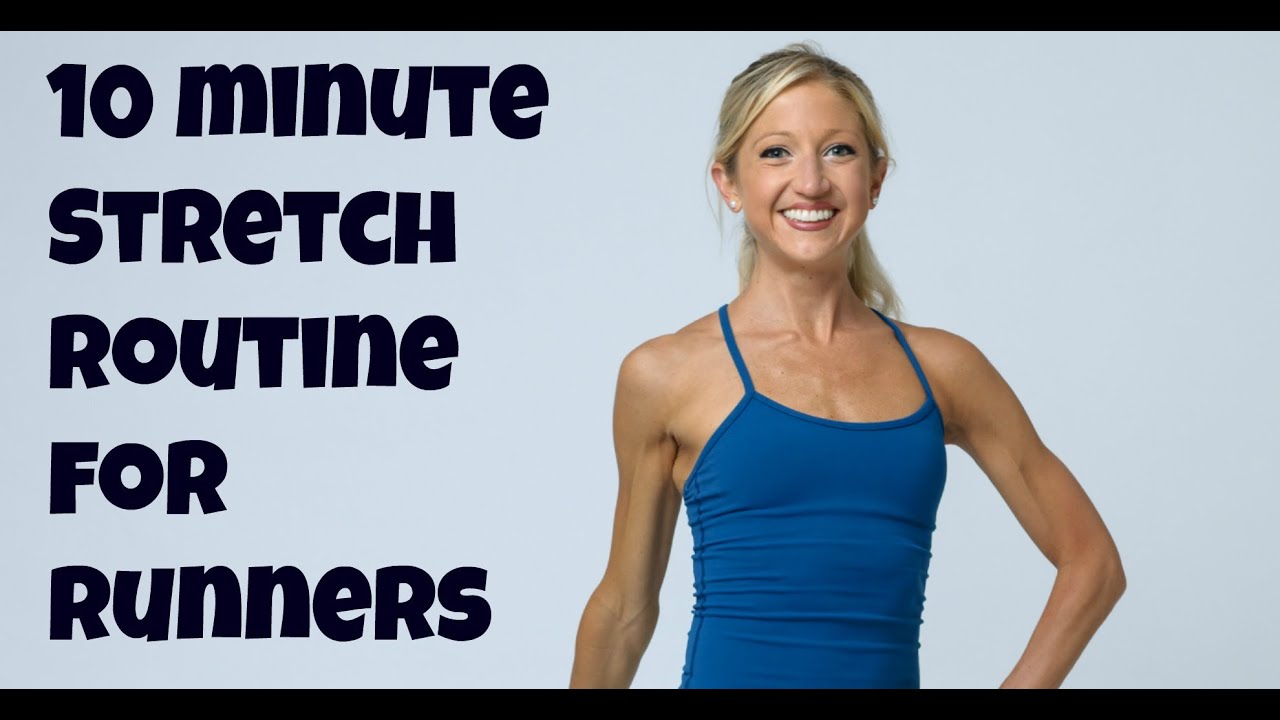 Free 10 Minute Stretching Routine for Runners. Online Flexibility Training Video.