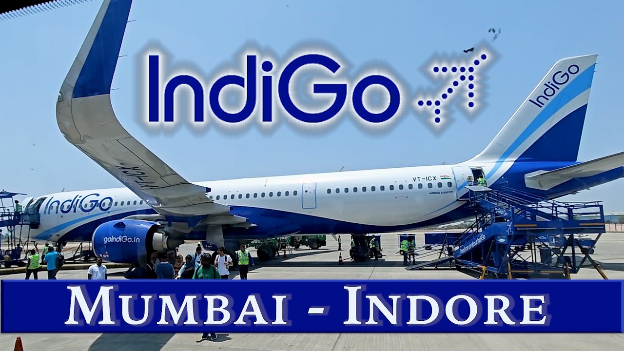 Mumbai to Indore on IndiGo A321 Neo | Best Window Seat + Stunning Views of Maharashtra from the Sky!