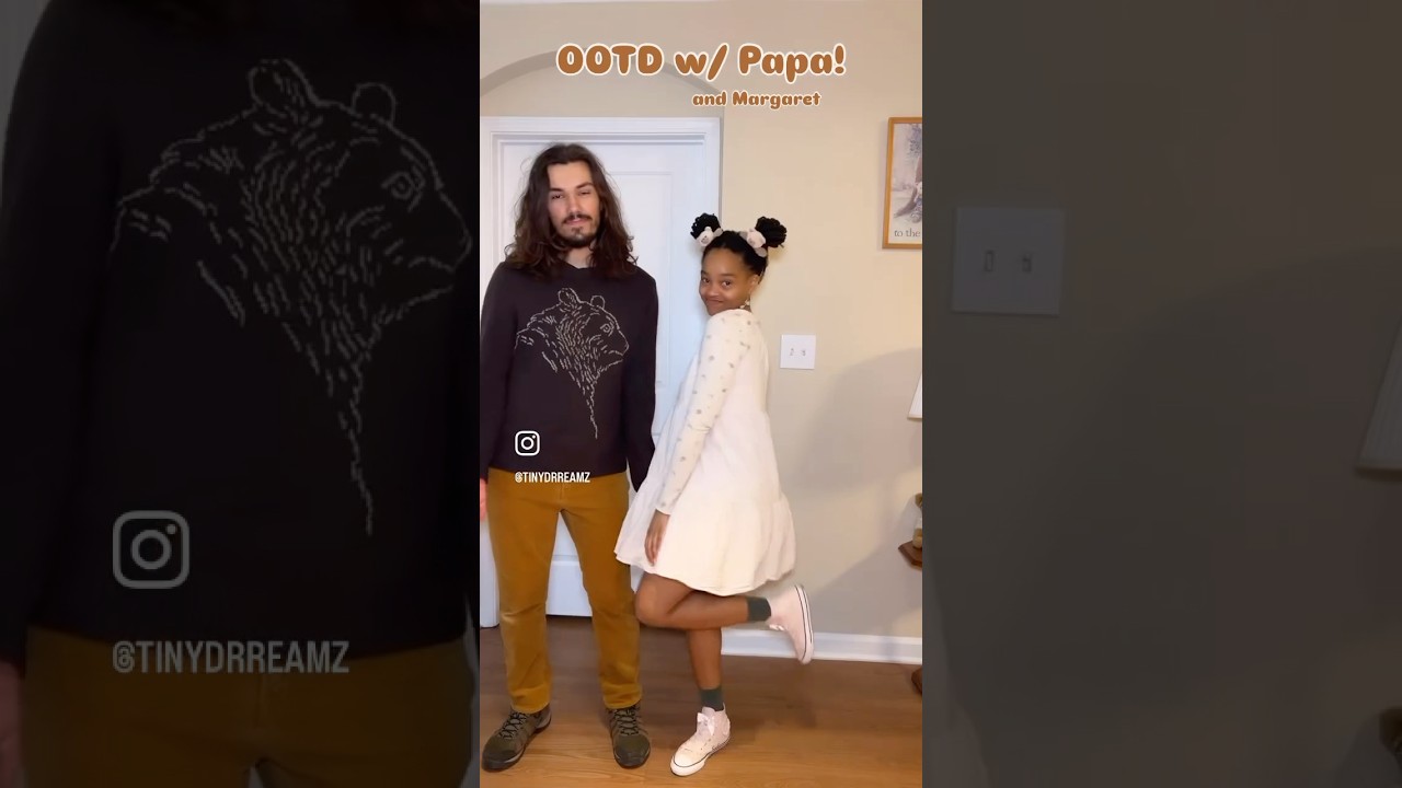 OOTD with me, Papa, and Margaret!