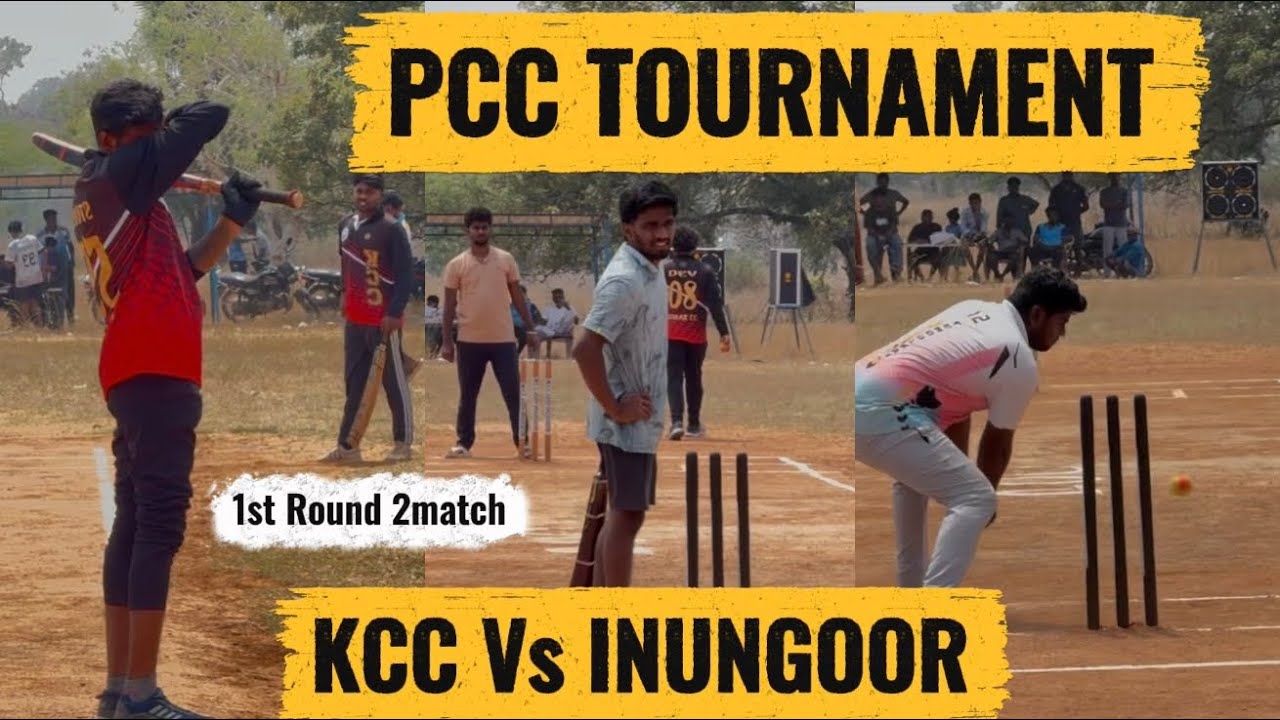 அதிரடி பேட்டிங் cricket highlights KCC Vs INUNKUR 2nd match 1st Round pazhaiyur tournament 2026