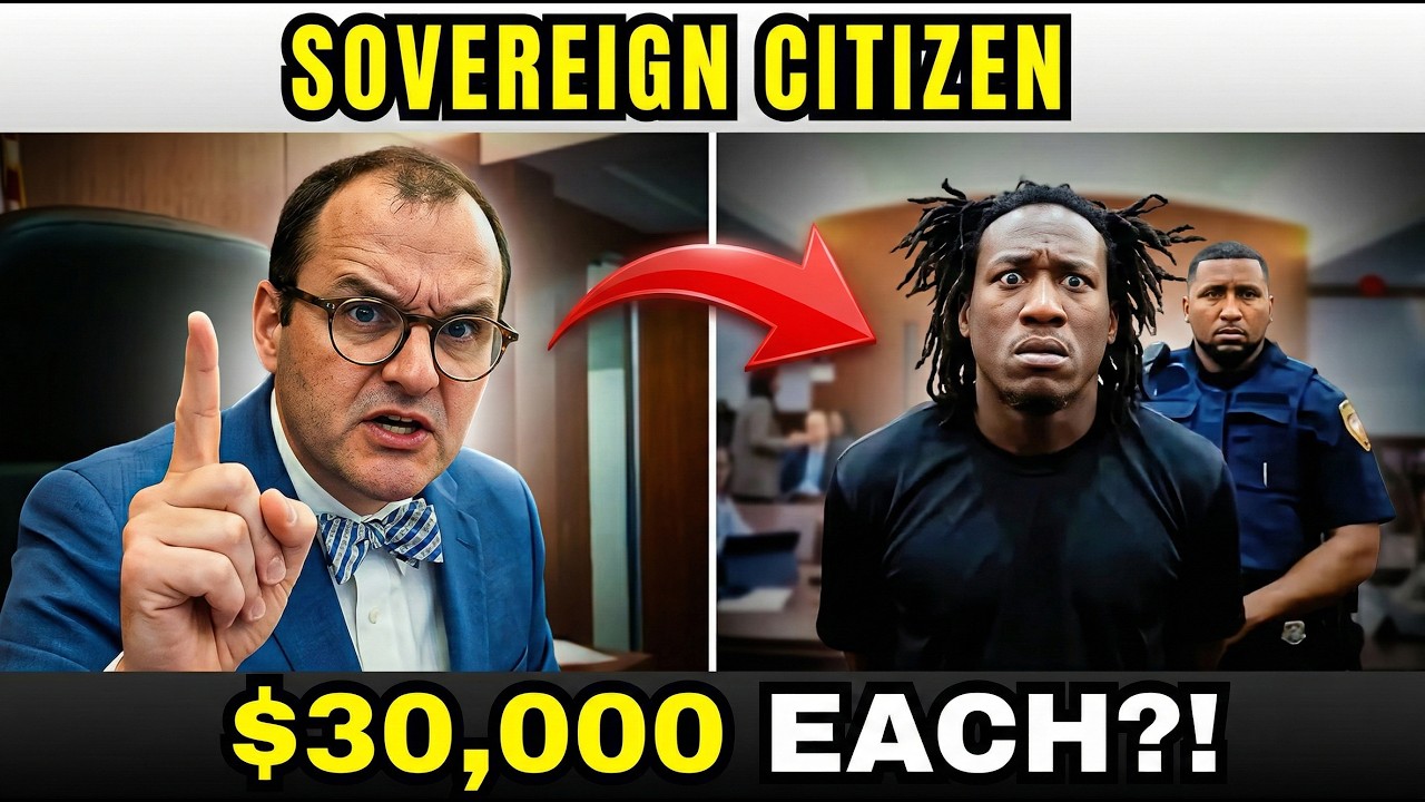 Sovereign Citizen Gets BOND REVOKED — Judge Fleischer Hits Him with $30,000 EACH