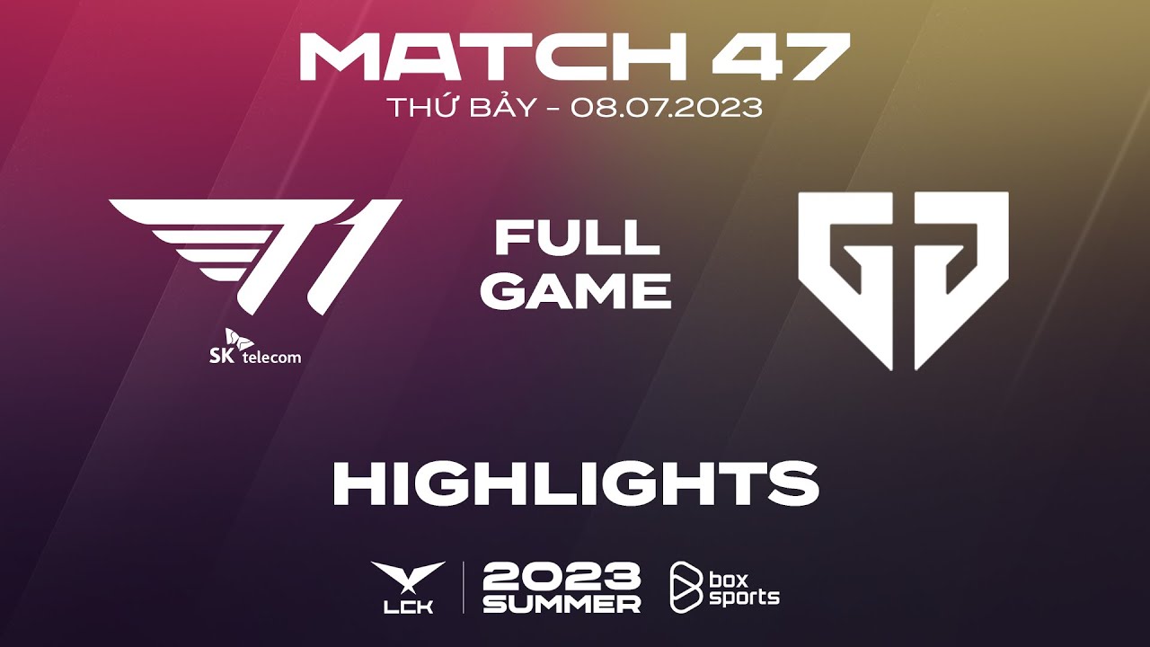 T1 vs GEN Highlights ALL GAMES | Match 47 | LCK Summer Split 2023