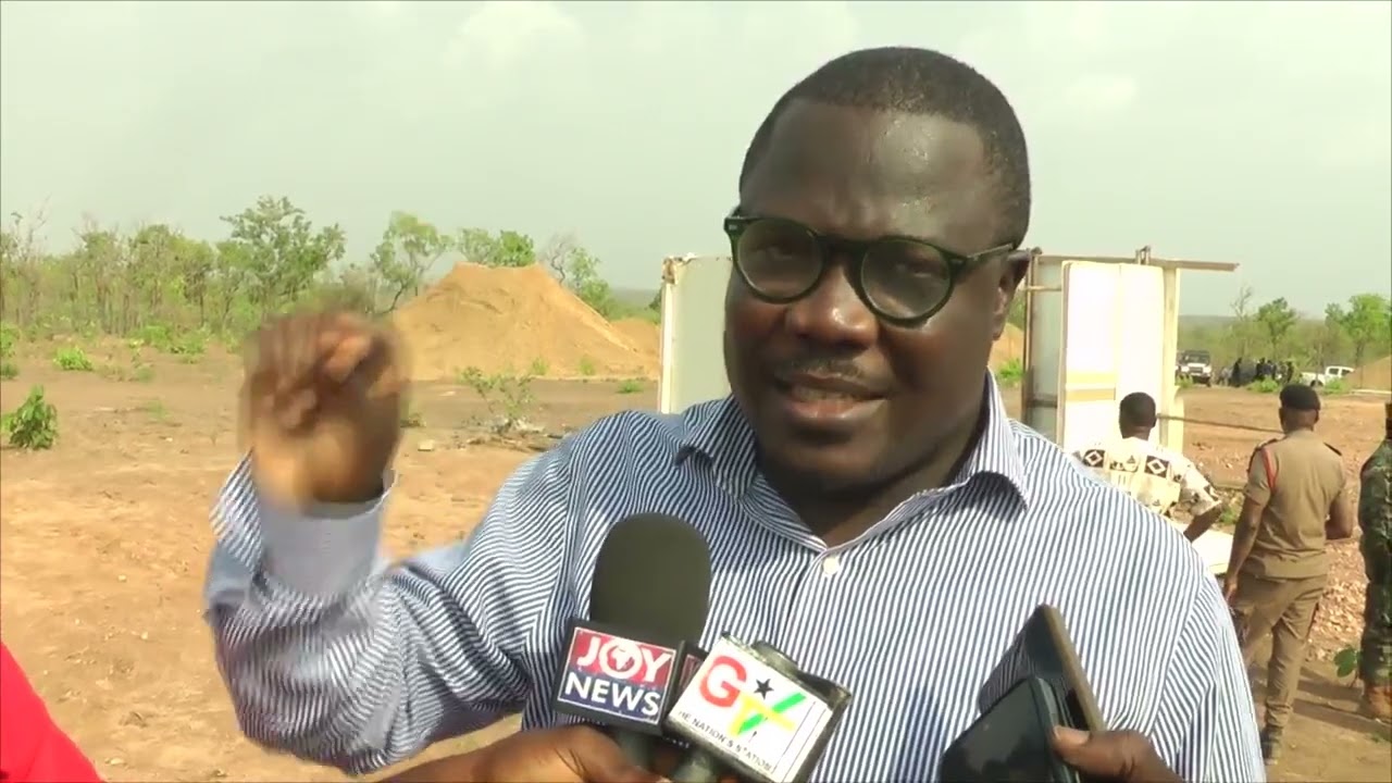 Bono Region Galamsey: Regional Minister vows to fight growing devastating menace in Banda and Wenchi