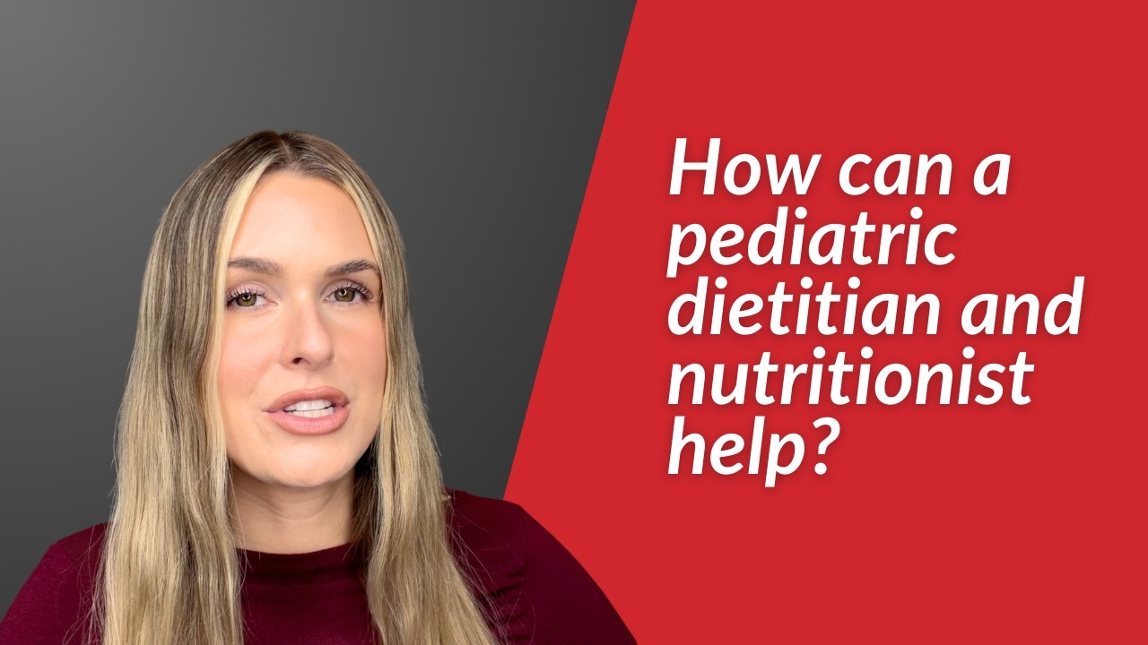How can a pediatric dietitian and nutritionist help?