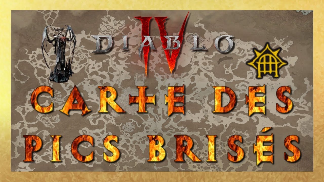 Carte des Pics Bris&eacute;s (Diablo IV Beta)