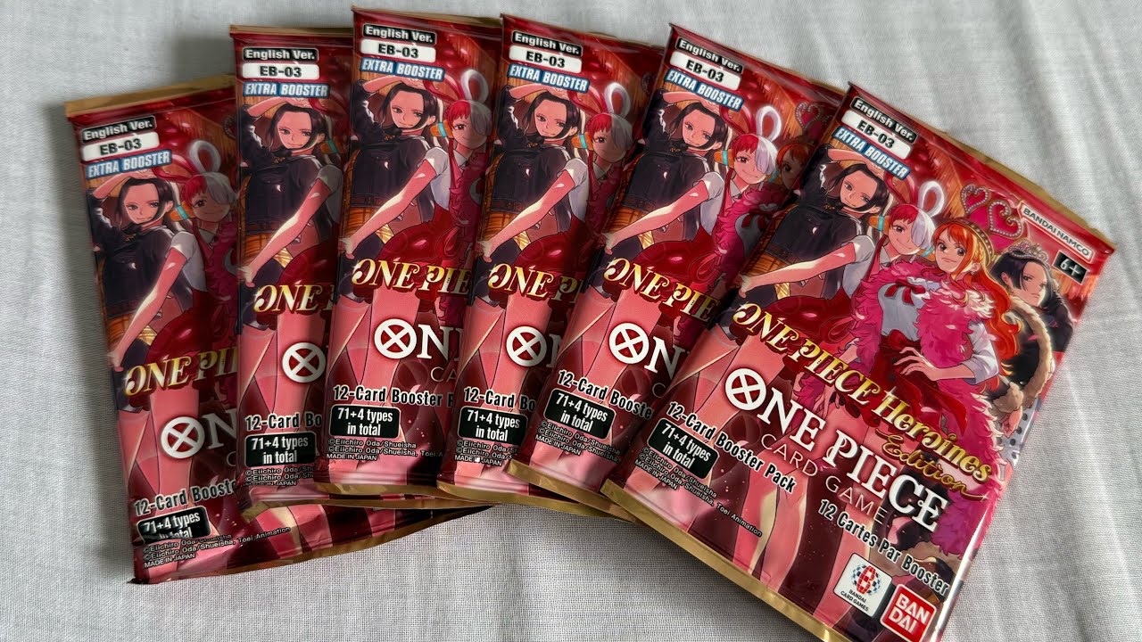 Opening 6x Extra Booster Packs EB03