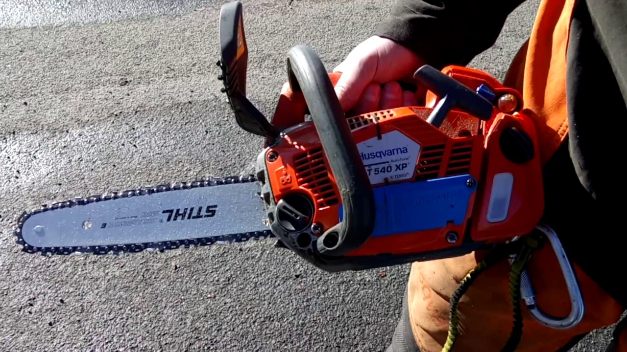 Chainsaw Husqvarna T540 XP TEST!!!