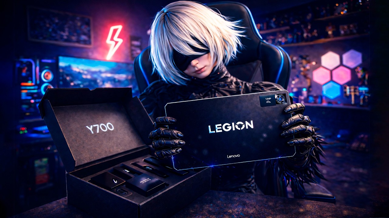 COMPREI O TABLET GAMER LEGION Y700 4TH GERAÇÃO! (UNBOXING E 1° IMPRESSÕES)