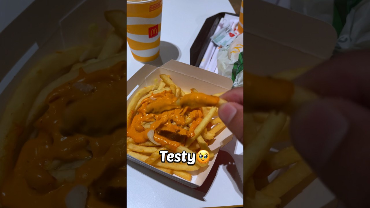 McDonald&rsquo;s Ka Cheese Fries 😍#shorts