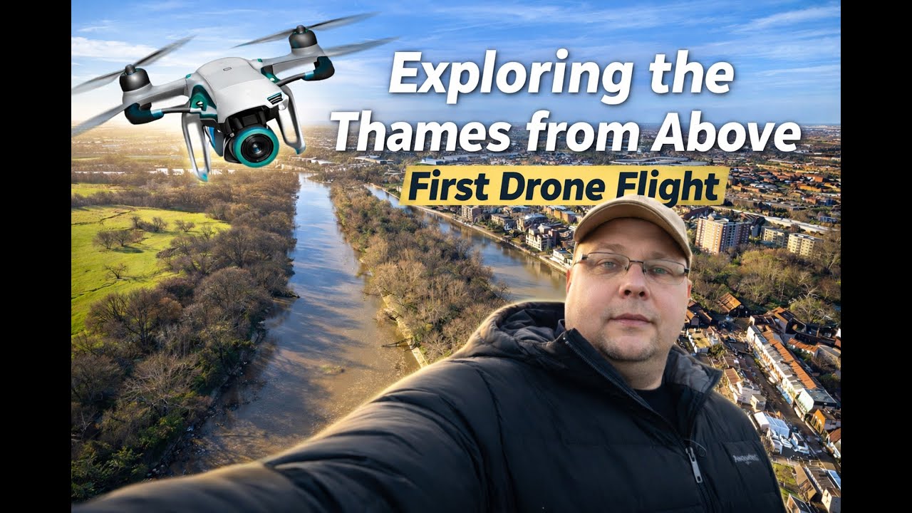 Exploring the Thames from Above – First Drone Flight | Angler Lou