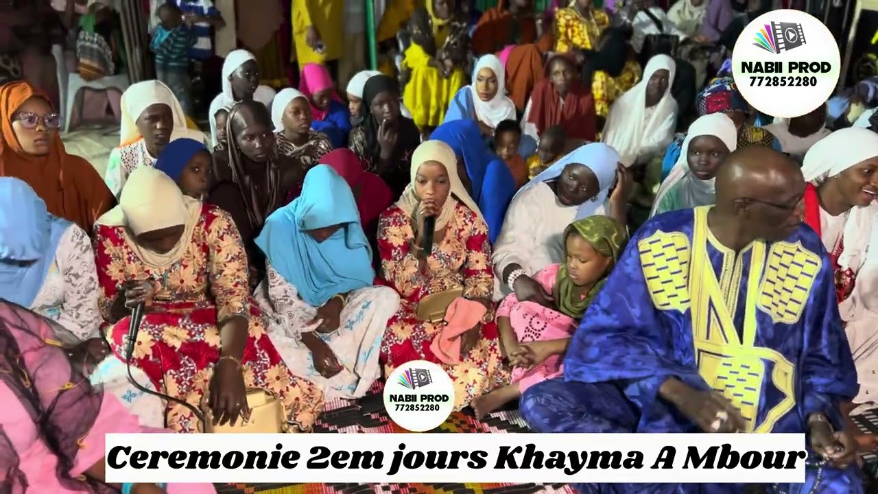 Cérémonie 2em Jours Khayma Cheikhna Cheikh Sadbouh Ould Cheikh Mouhamed Takhiyoulah A Mbour