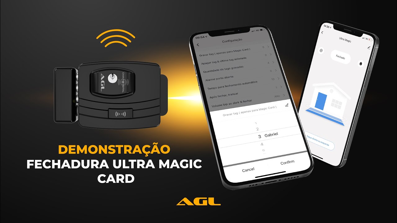 Ultra Magic Card - Fechadura inteligente WiFi