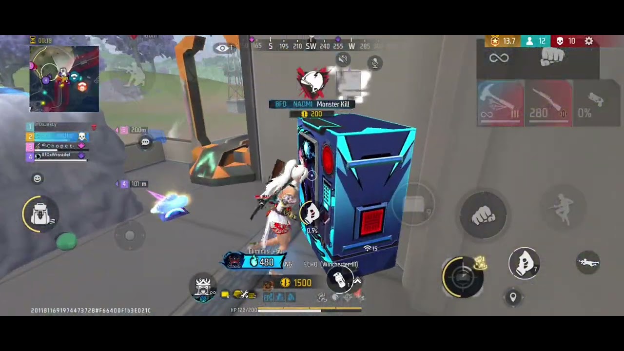 SOLARA + BERMUDA 11 KILLS | GRAND MASTER TIER | NAOMI FF | FREE FIRE GARENA