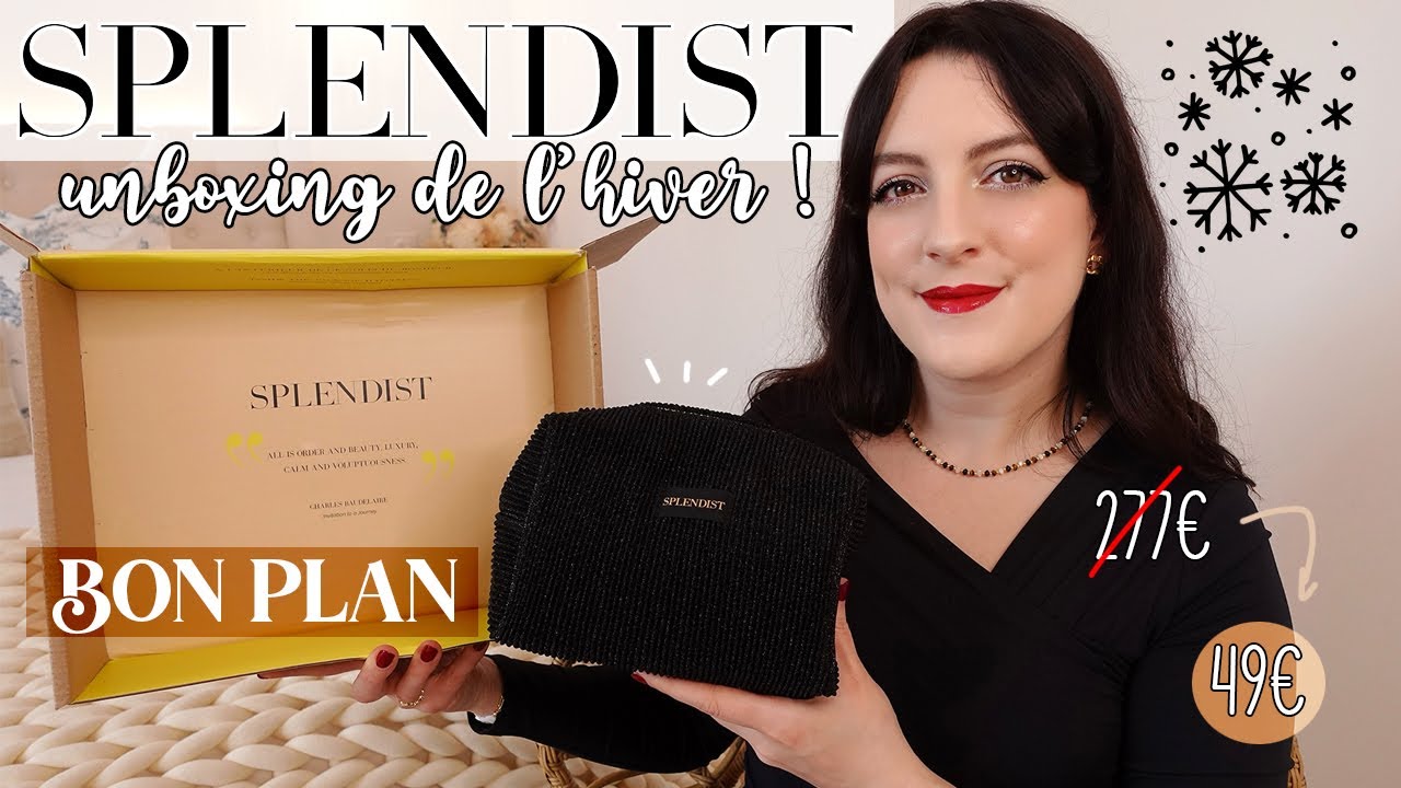 277€ de produits pour seulement 49€?! 😳 UNBOXING : Splendist de l'hiver by Blissim ❄️