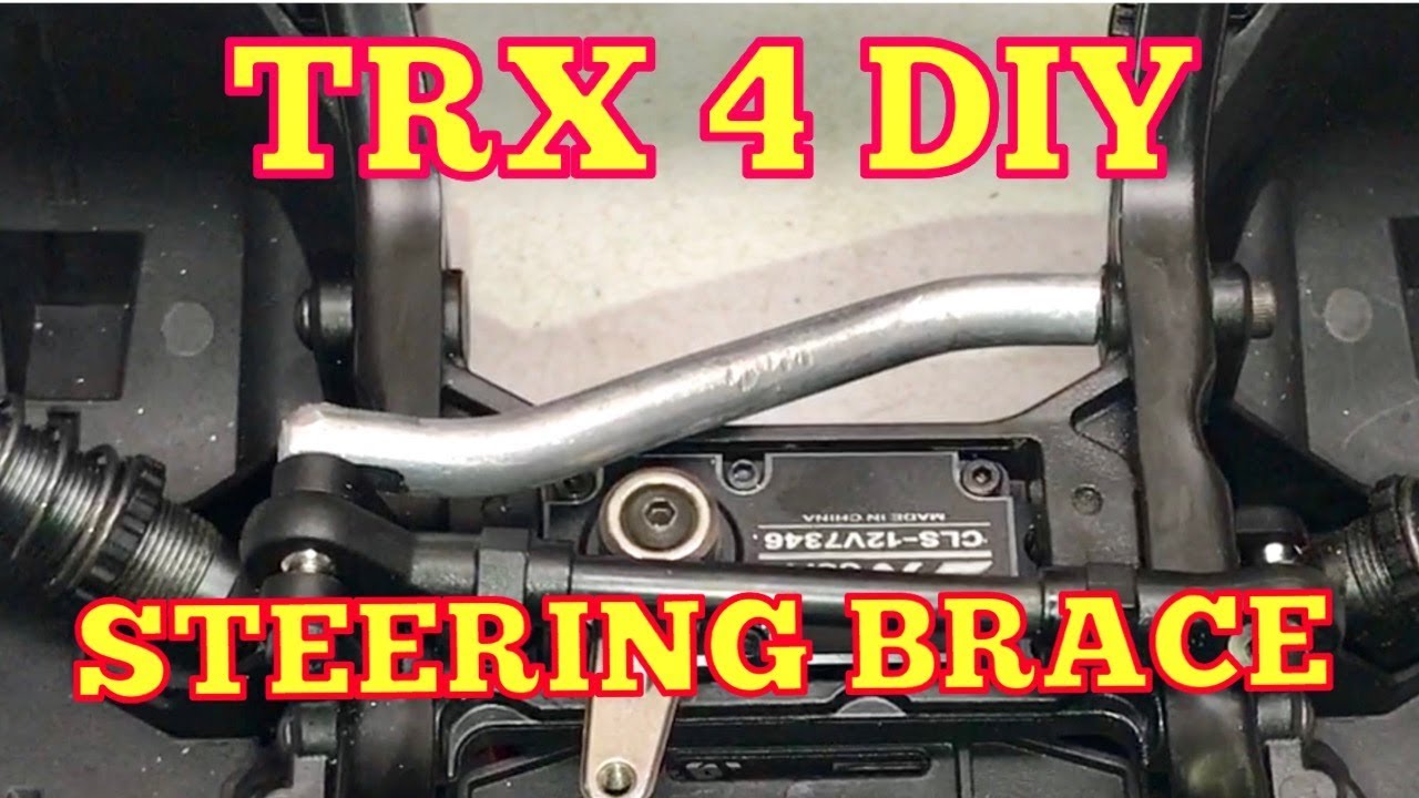 Trx 4 Free DIY mod for better steering