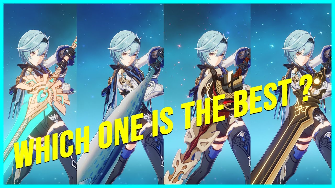 Which Claymore is the Best for Eula ? | Genshin Impact