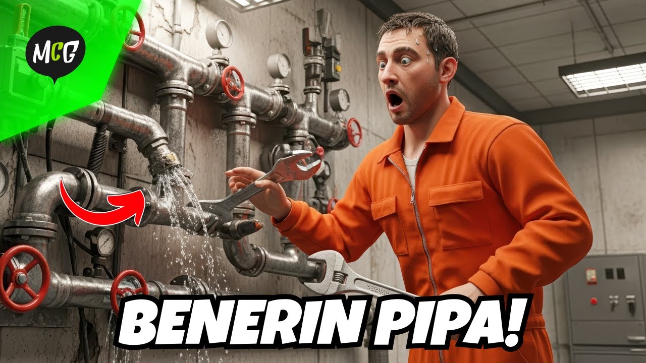 Bang Napi Malah Benerin Pipa!