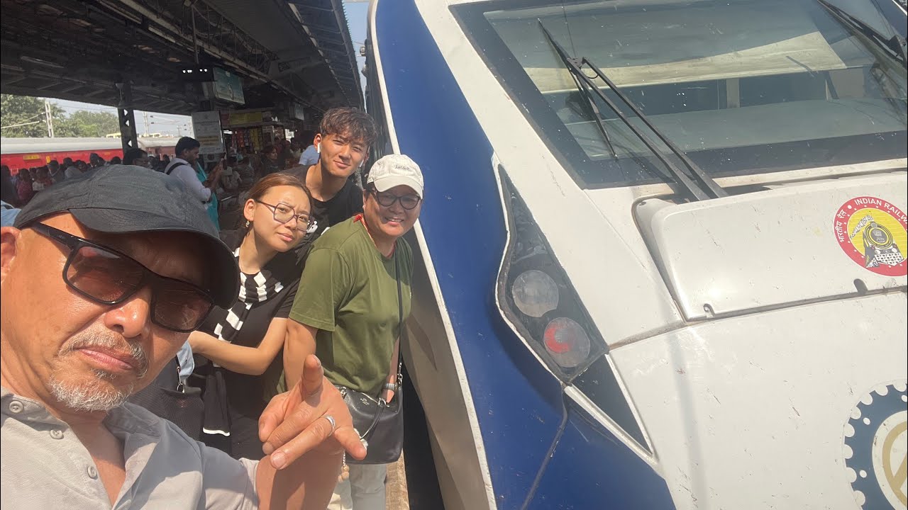 Let’s explore puri with my  family|first time experiencing vande bharat journey #vandebharatexpress