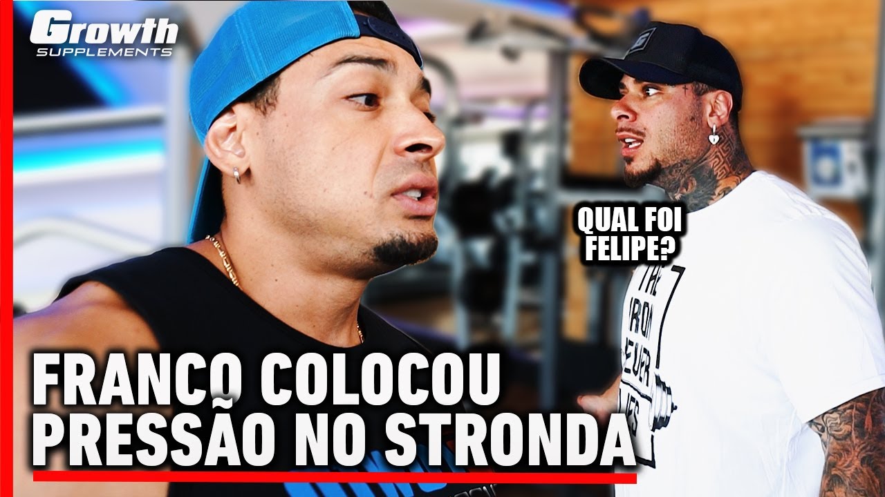 FELIPE FRANCO APAVOROU LEO STRONDA NO TREINO DE PERNAS