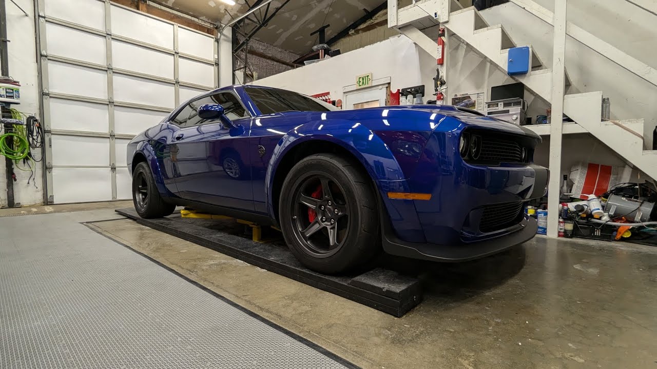 SRT Super Stock Challenger lift points
