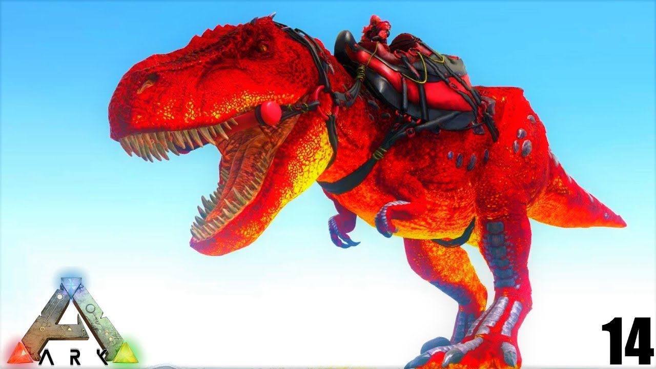 ARK: Survival Evolved - OMEGA REX BREEDING & BABIES !!! ARK BIONIC PRIMAL FEAR E14