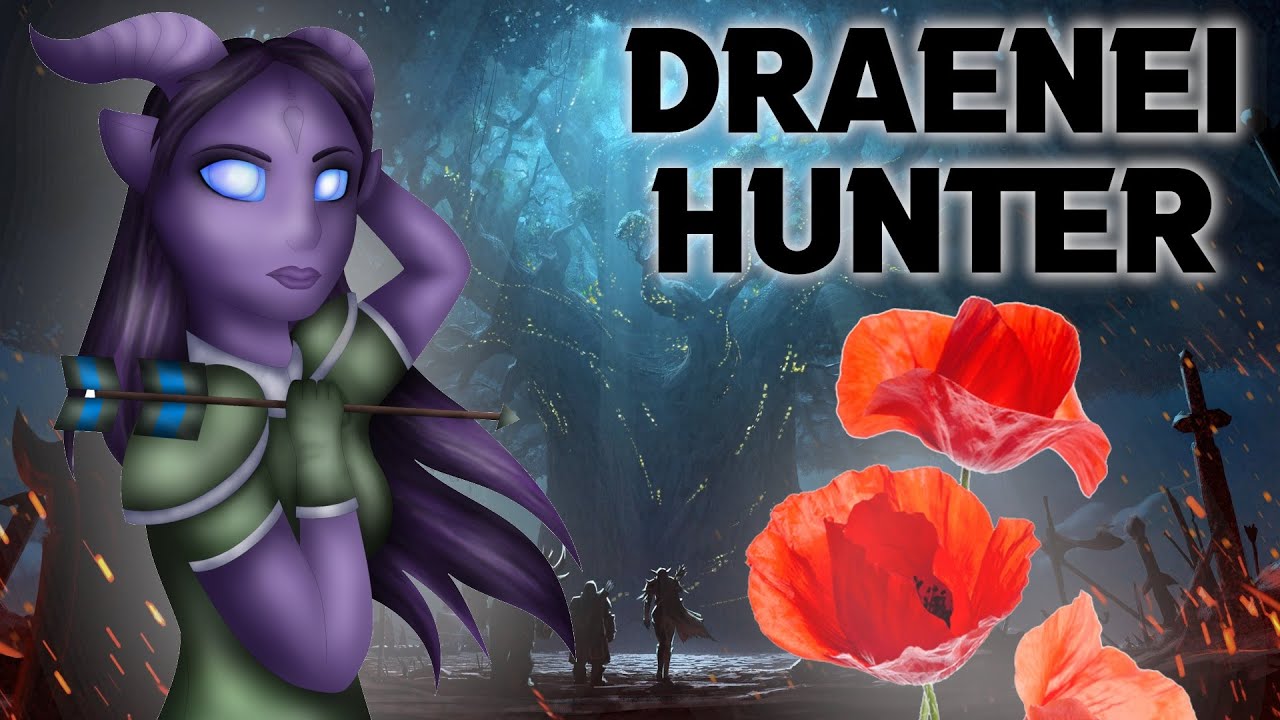 Worlf of Warcraft - Draenei Hunter // Speedart [MAKU]