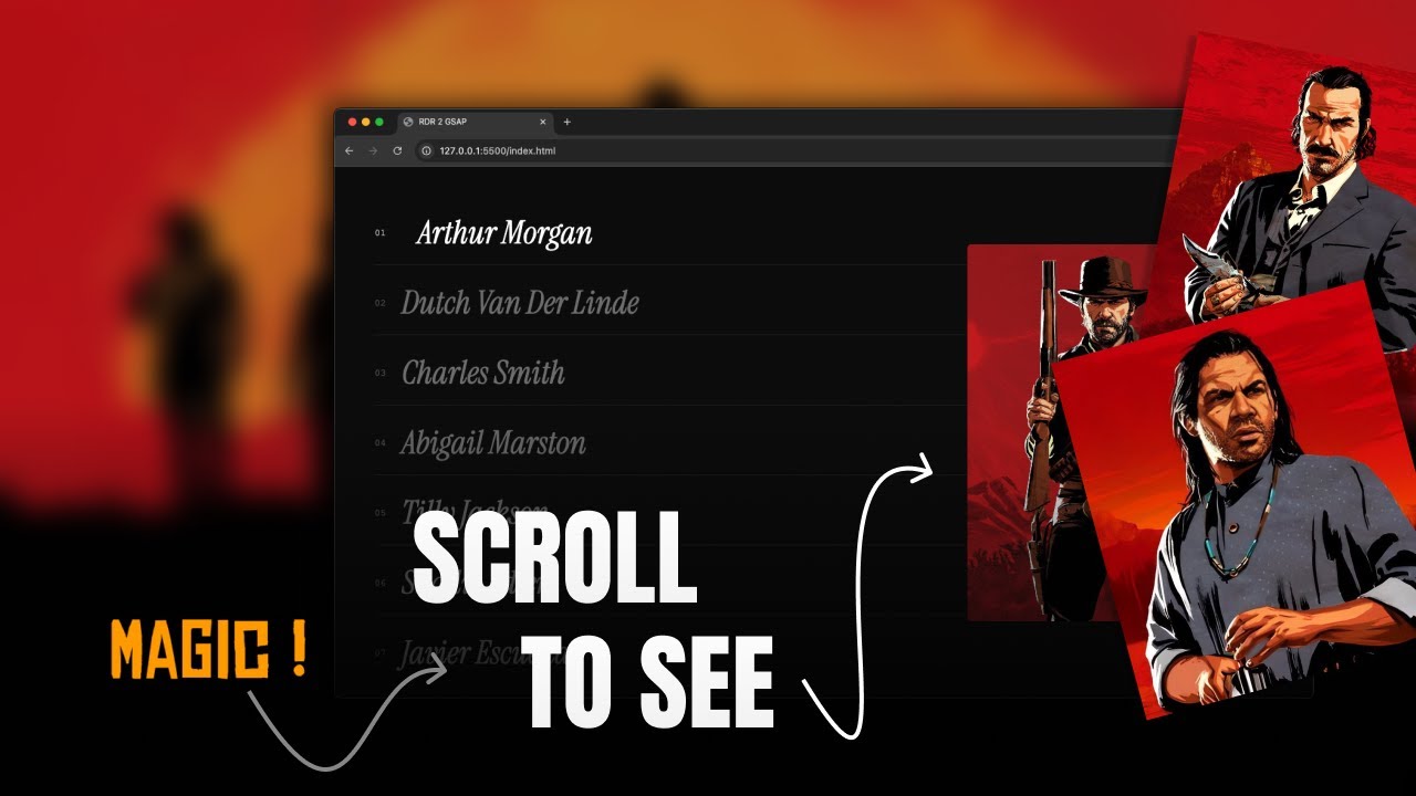 Анимация отображения списка наград уровня Awwwards с помощью GSAP ScrollTrigger | Кинематографиче...