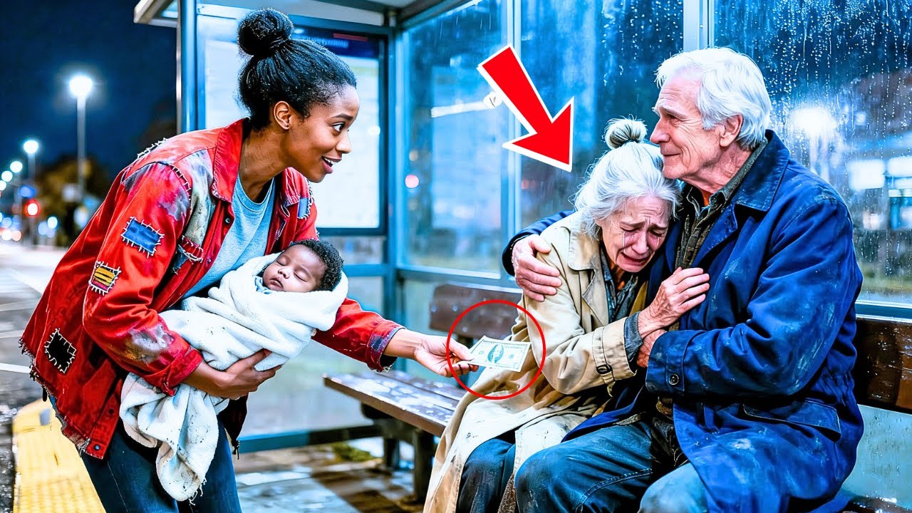 Single Mom Helped an Elderly Couple Abandoned at Bus Stop – What Happened Next Changed Her Life