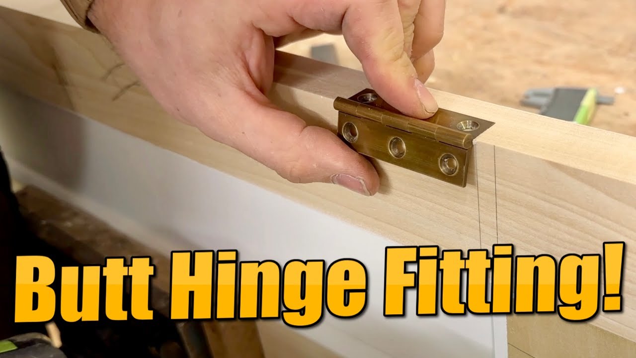 Hanging Cabinet Doors Using Butt Hinges (EP-3)