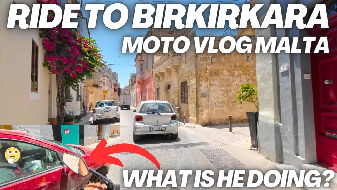 Ride To One of The Most Beautiful Town In Malta - Birkirkara | Malta Moto Vlog