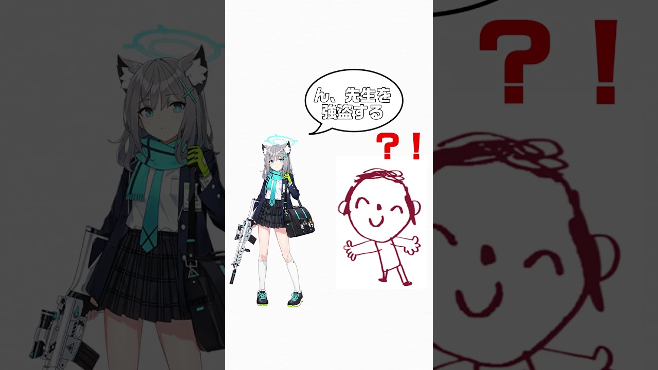 1分で分かるブルアカ生徒紹介。砂狼シロコ
