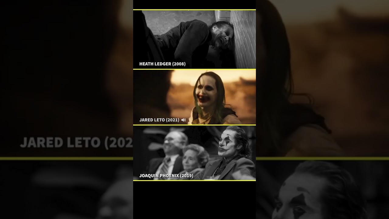 Which Joker laugh is your favorite? Heath Ledger/Joaquin Phoenix/Jared Leto