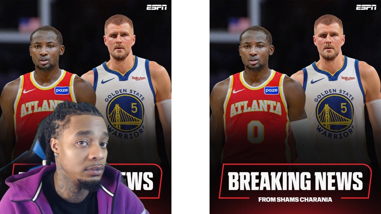 Warriors TRADE Jonathan Kuminga & Buddy Hield to Hawks for Kristaps Porzingis REACTION & RANT!