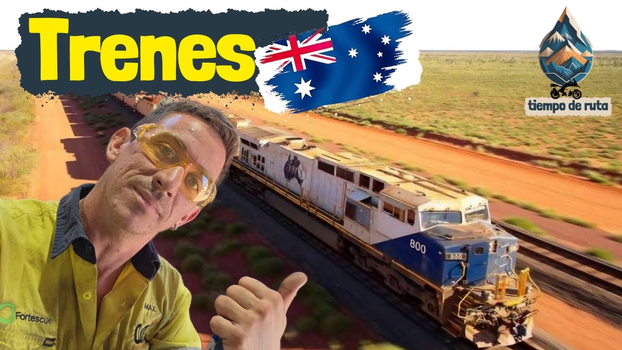 Maxi dejó todo en Argentina para trabajar con los trenes más largos del mundo 🚂