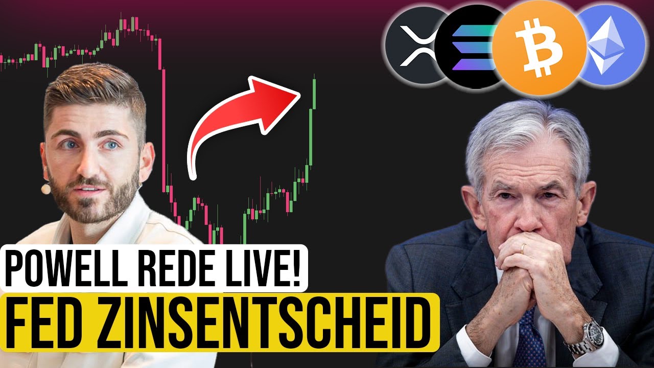 LIVE: FED Zinsentscheid = Massiver Knall? Das passiert JETZT bei Bitcoin & Krypto