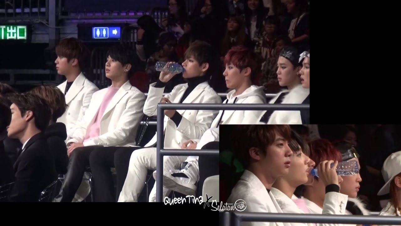 141203 MAMA off stage BTS V choked [QueenTina x SeLatAn]