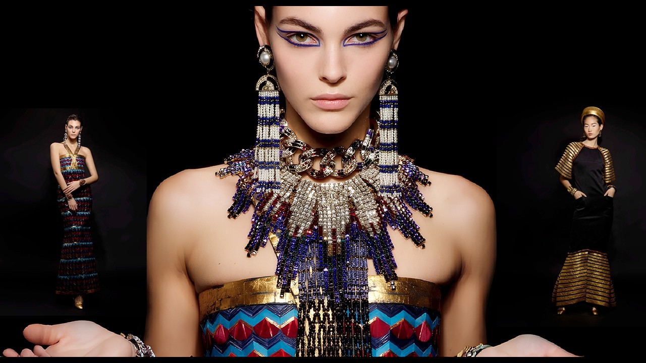 Клеопатра без ума от этой культовой коллекции Chanel Pre-Fall 2019 от Карла Лагерфельда.