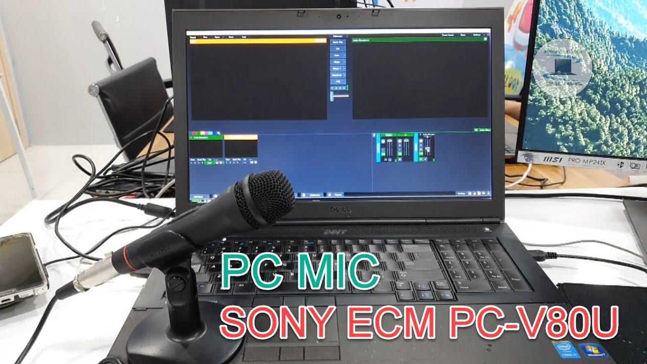 PC Mic ECM PCV80U : Overviews & test (Can be connected to PS4, used for live game play & voice chat)